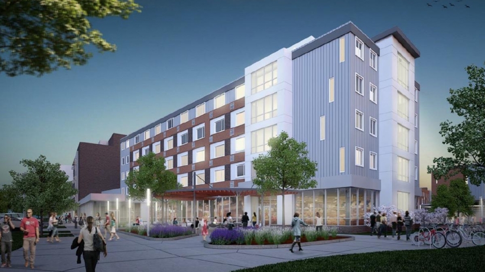 State Police Redevelopment Rendering